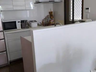夫婦で会話を楽しめるキッチン