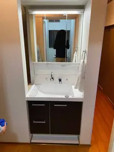 浴室を広く改修しました