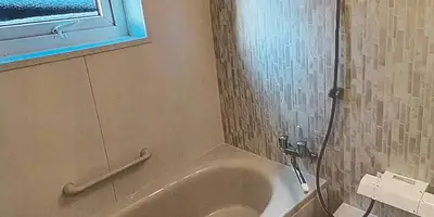 お掃除しやすい浴室と洗面所