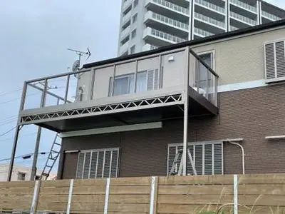 海が一望　広々バルコニー