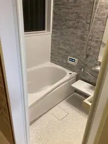 在来浴室→ユニットバス