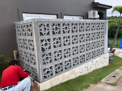 花ブロック工事