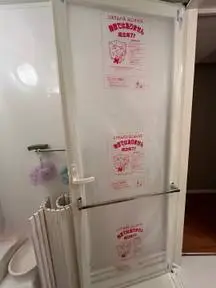 洗面床下地交換・浴室入口扉交換工事