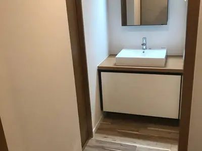 おしゃれな洗面化粧台へリフォーム