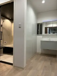 浴室交換＆拡張工事　洗面化粧台リフォーム