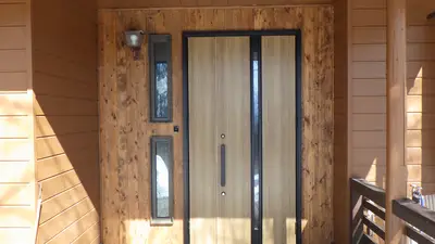 暖かい玄関にリフォーム