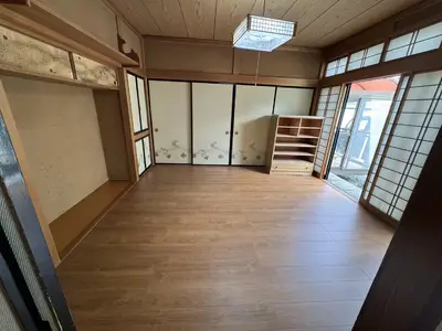 和室から洋室への介護保険適用のリフォーム工事