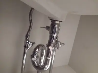排水トラップ交換工事