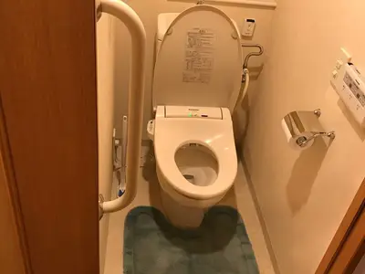 ラグジュアリーな浴室トイレ