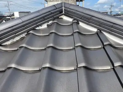 屋根漆喰工事