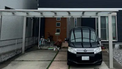 カーポート設置と外壁塗装で外観一新