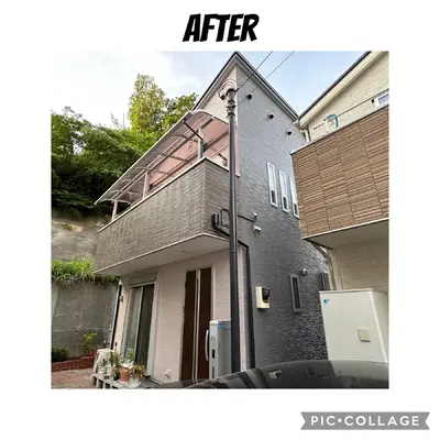 桜カラー！！　外壁をツートンカラーで好きな家にする