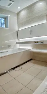 おしゃれ！肩湯で癒される浴室リフォーム！
