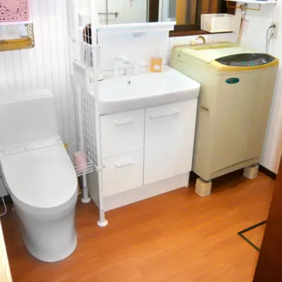 一体化で便利さアップ!トイレ・脱衣場リフォーム。