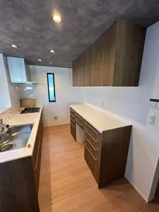 新築戸建てにカップボードの設置