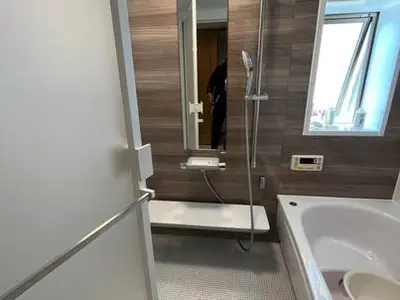 ユニットバス脱衣室洗面台リフォーム