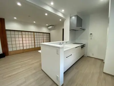 キッチン対面化リフォーム工事