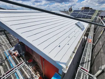 外壁塗装/オレンジカラー