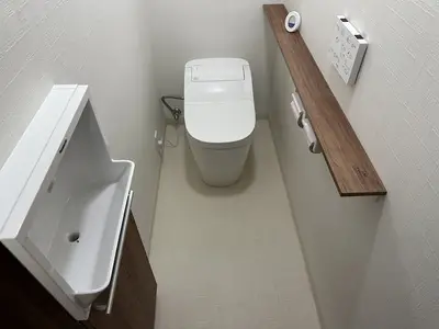 暖かくて使いやすいトイレに変身
