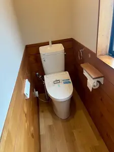 古くなったトイレを節水型＆お掃除ラクラク仕様にリフォーム