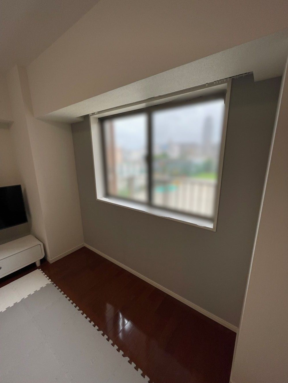 ブルーのアクセント！トイレリフォーム