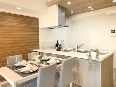 造作ニッチで空間にアクセントを