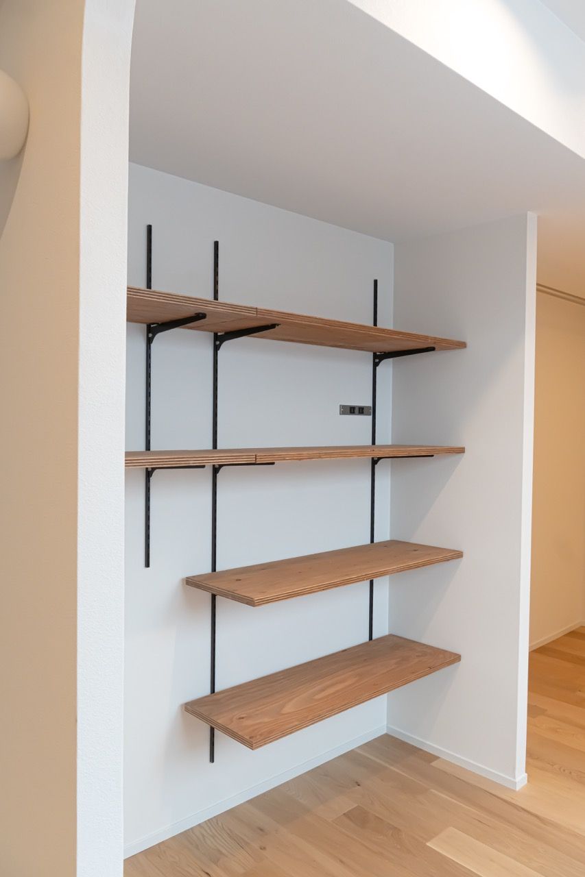 ステンレスキッチンと躯体