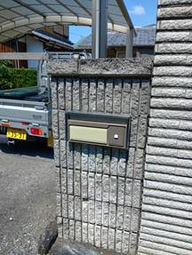 古い埋込型ポスト。実は交換出来ます！