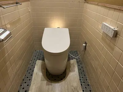 タンクレストイレですっきり。美しいトイレ空間へ