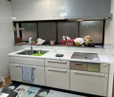 オール電化に合わせてキッチンまわりもリフォーム