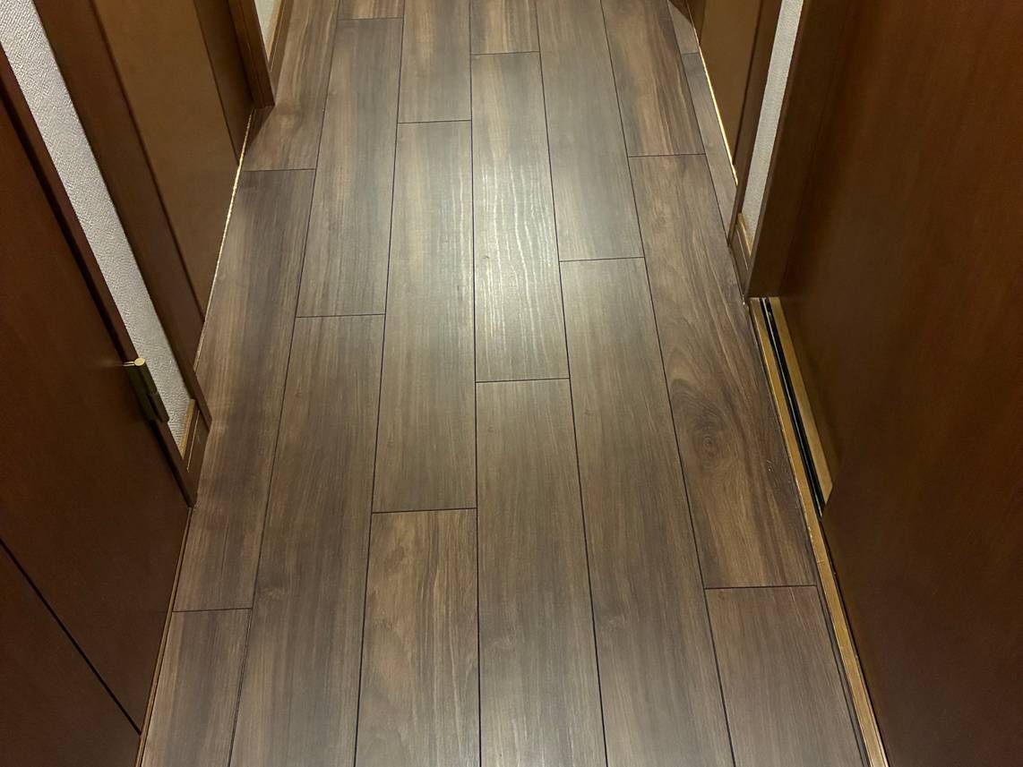 部分フローリング床材取替