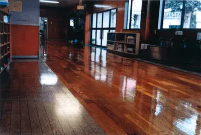 床のリフレッシュ