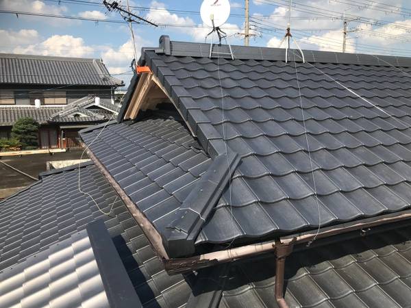 古民家の大屋根大改修