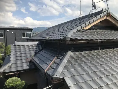古民家の大屋根大改修