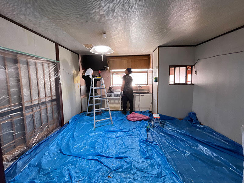 昔ながらのキッチンを大変身！