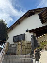 築古家屋の外壁洗浄、補修、塗装