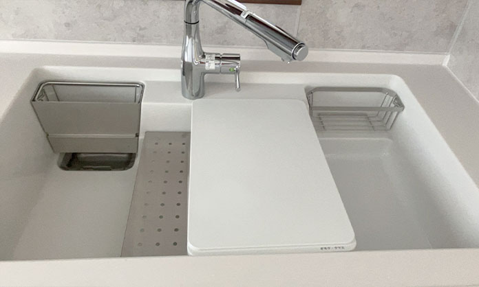 キッチンの収納力アップ。料理が楽しくなるキッチンに。