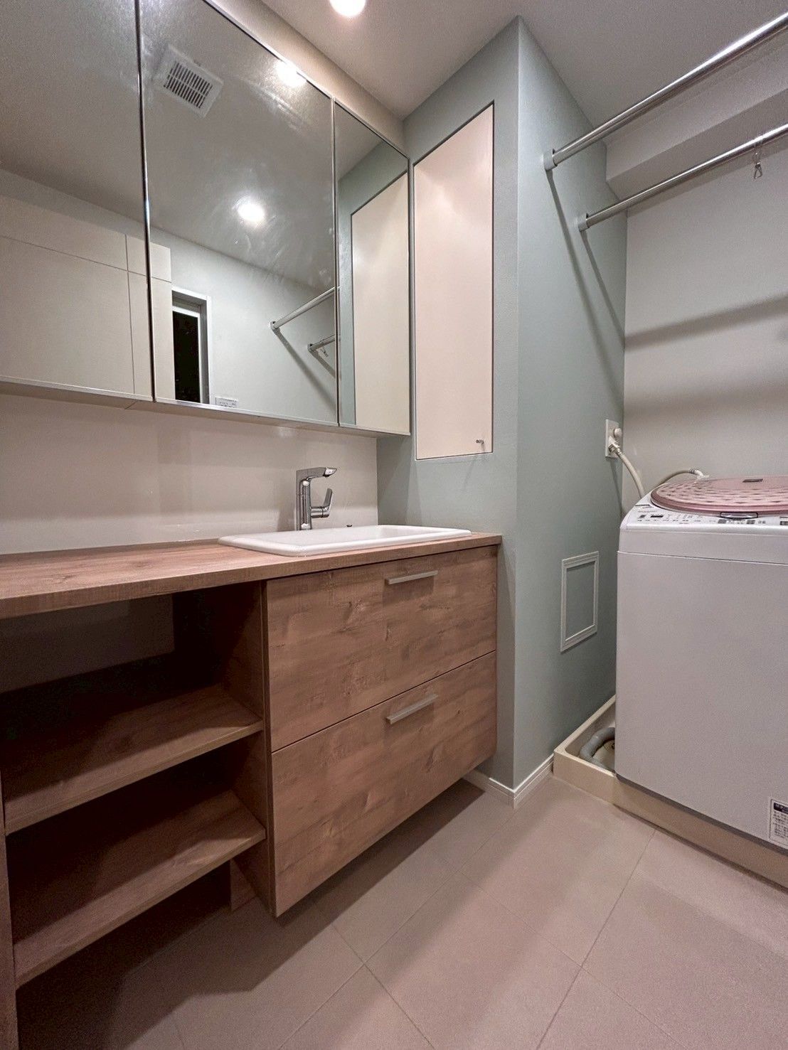 落ち着きを求めた水回り空間