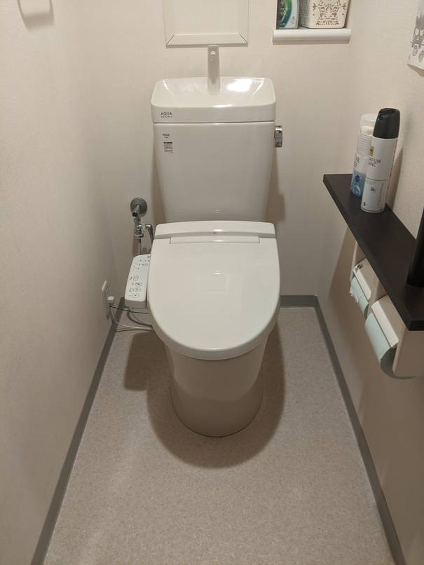快適で節水でエコなトイレに