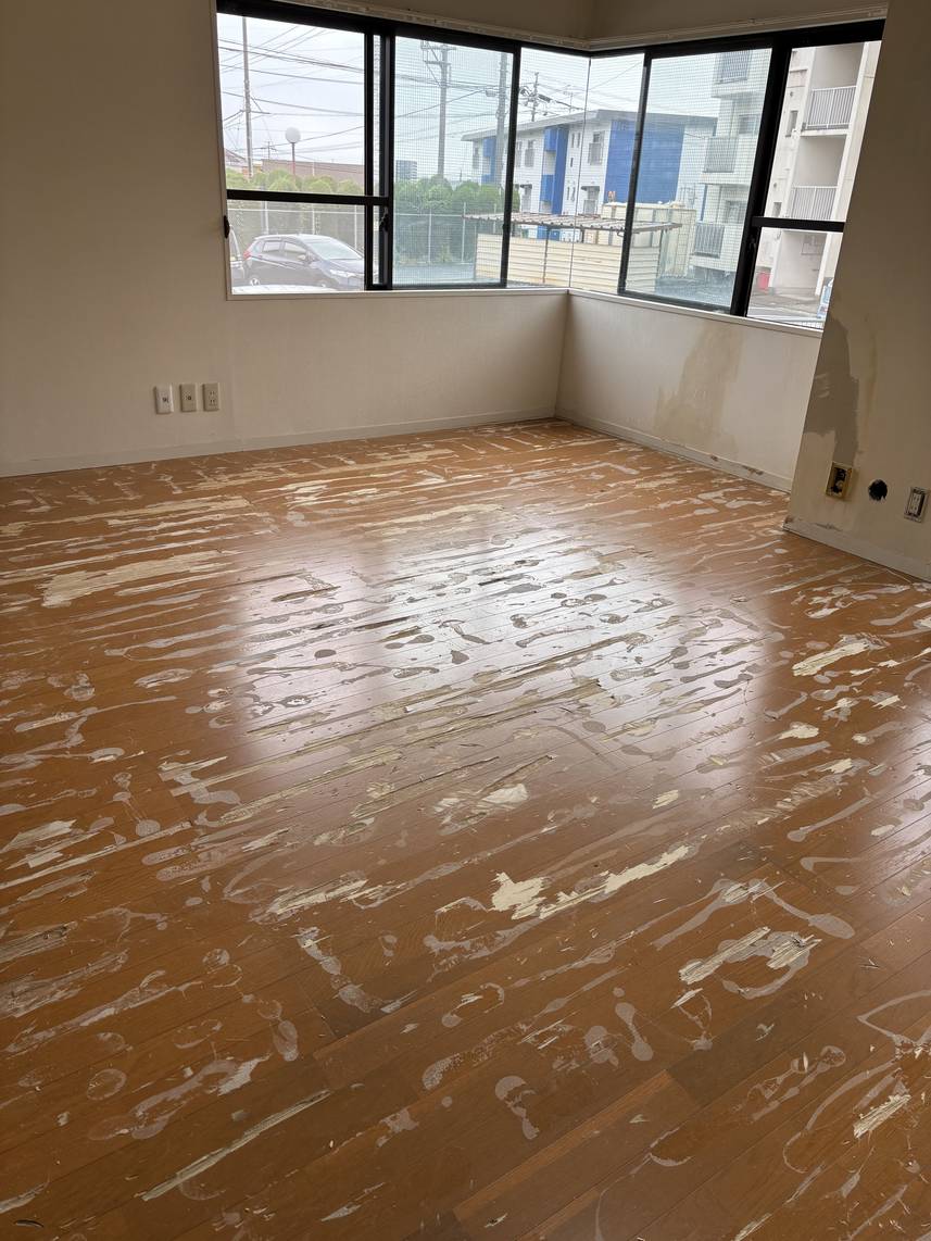 【マンション内装】床張替工事