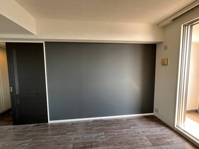 中古物件のクロスとクッションフロア交換