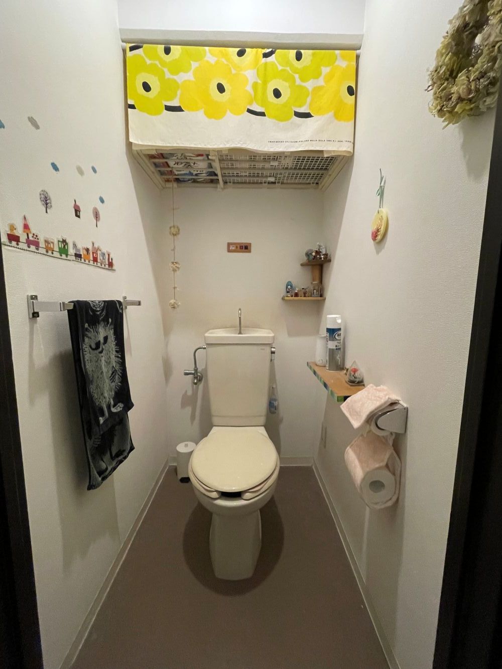 大好きな柄に包まれた心地よいひととき　トイレリフォーム