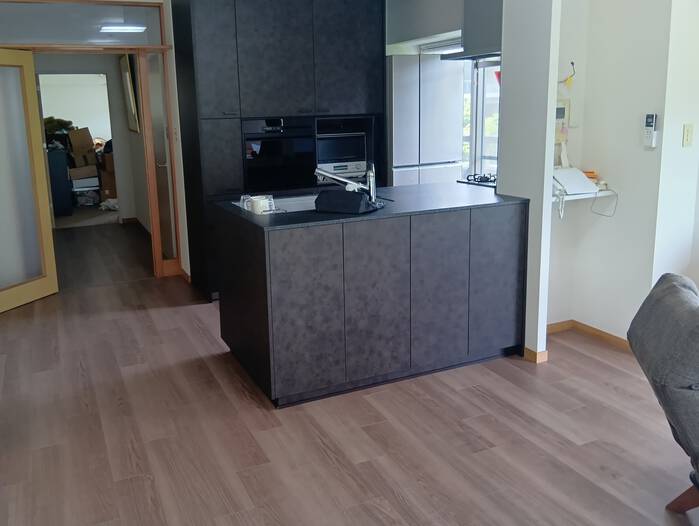 解放感のあるキッチンへリフォーム