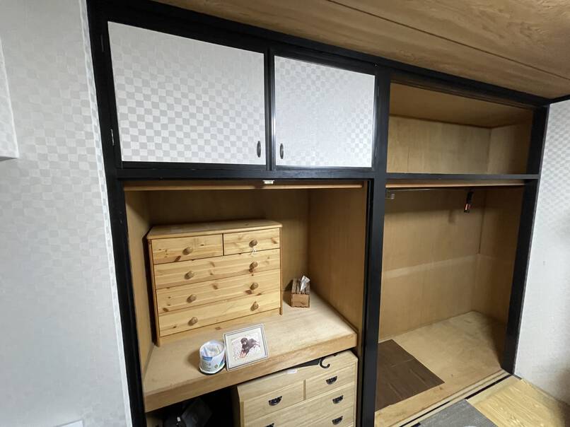 押入れ湿気対策のためのクローゼット化リフォーム