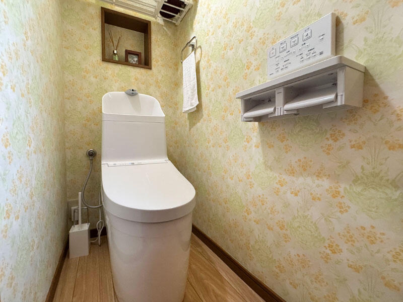 華やかで可愛いトイレ空間