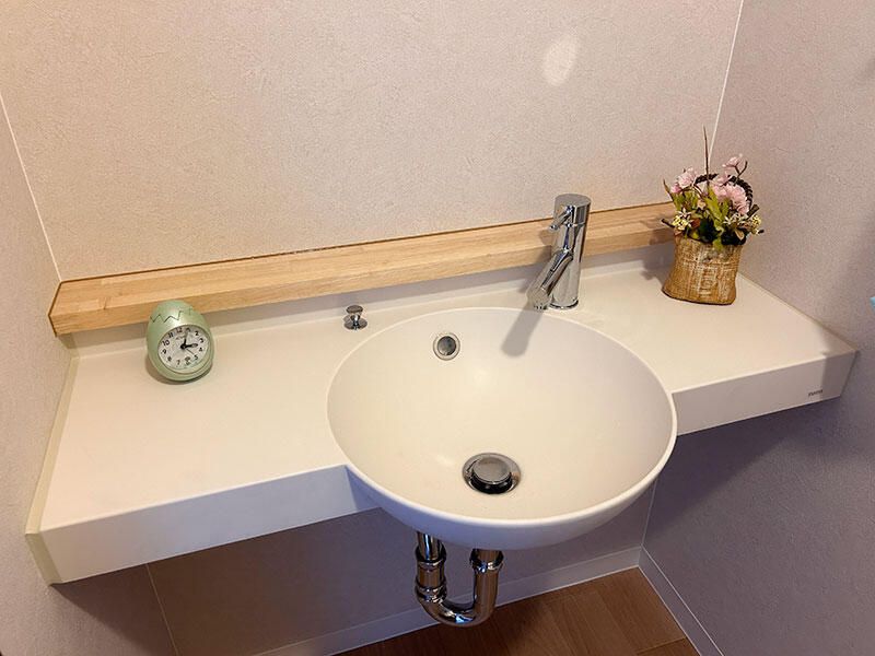 明るくやさしい、心地よいトイレへ