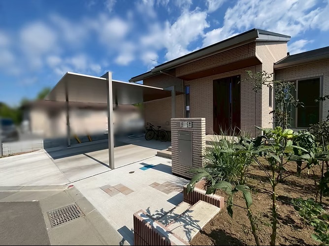 カーポート🚙と家庭菜園🍅が主役の新築外構