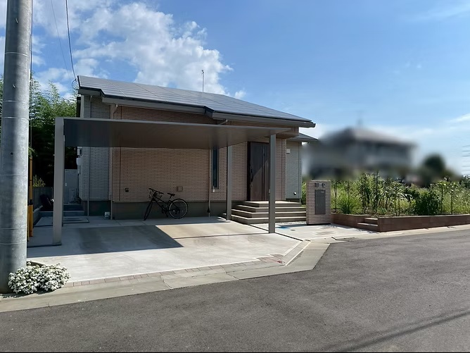 カーポート🚙と家庭菜園🍅が主役の新築外構