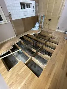 足元の不安を解消。安心して使えるキッチンへ