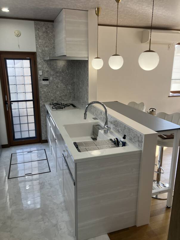 モデルルームのようなキッチン